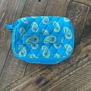 Vera Bradley Bermuda Blue Jewelry Travel Case